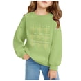 thumbnail image 3 of WOYY Big Girl's Chanukah Menorah Sweatshirt Graphic Crew Neck Pullover Sweatshirts, 3 of 3