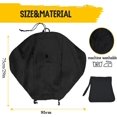 thumbnail image 2 of Parasol para cochecito, protección solar para cochecito, cochecito anti UV, clip universal para cochecito, ganchos giratorios para cochecito, anti UV, impermeable, para capazo, cochecito, (negro) TUNC Sencillez, 2 of 4