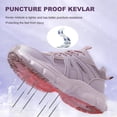 thumbnail image 4 of AUXDIQ Safety Sneakers Women Lightweight Steel Toe Shoes Puncture Proof Industrial Work Trainers, 4 of 6