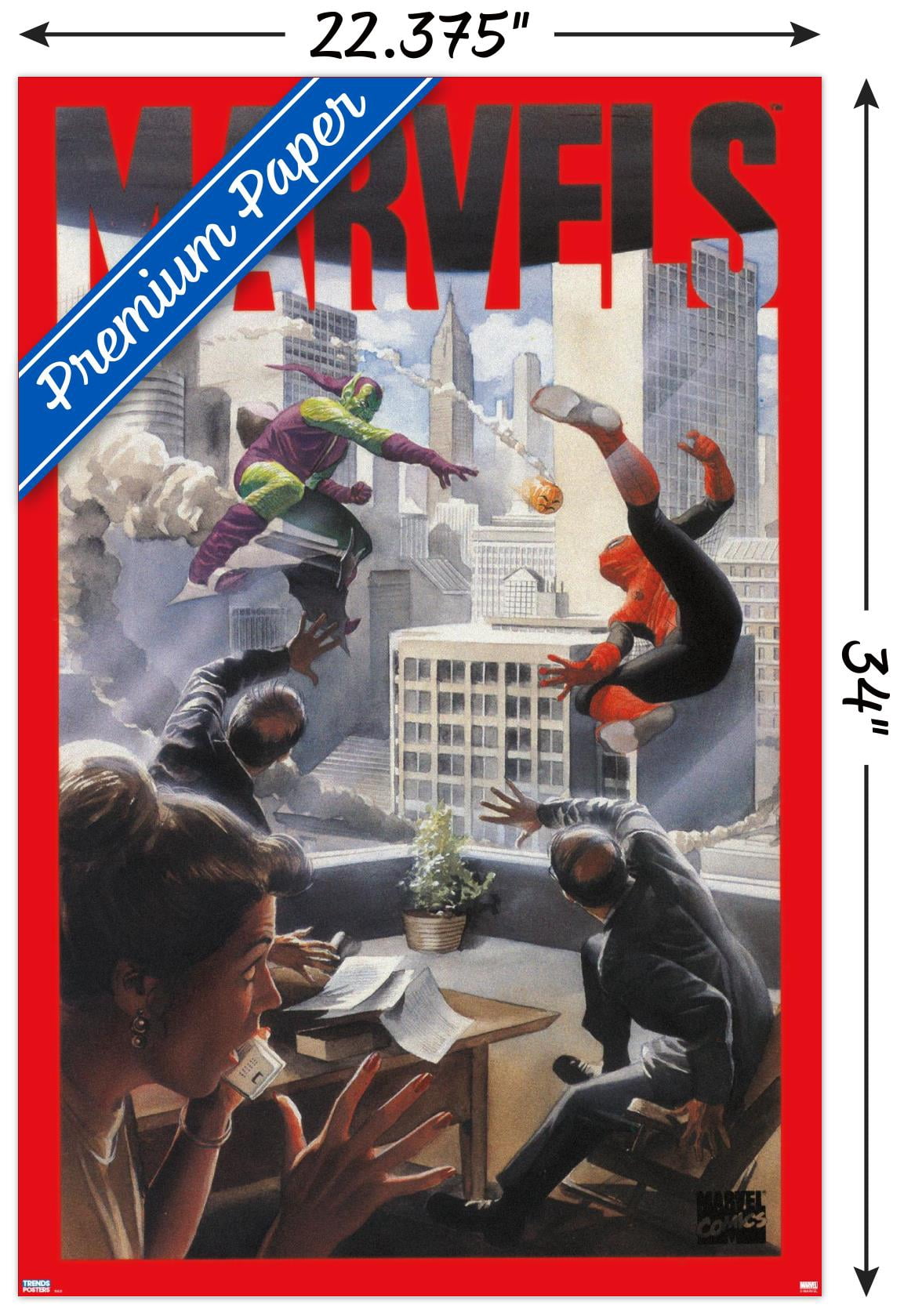Marvel Comics - Spider-Man - Age of Marvels Wall Poster, 22.375" x 34"