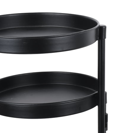 MAINSTAYS BLACK METAL 3 TIER PLANT STAND