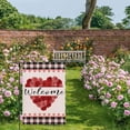 thumbnail image 4 of Valentines Day Flags for Outdoors 28 X 40 Double Sided Large Happy Valentine''s Day House Flags Burlap Farmhouse Rustic Welcome Decorative Holiday Flags for Porch Decor Outside Decoration Rose Heart, 4 of 6