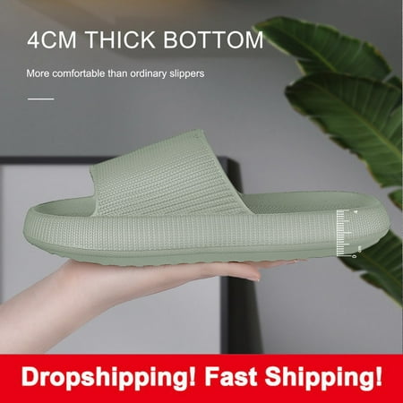

Men Cloud Slippers Non-Slip Flip Flops Women Beach Sandals Soft Comfortable Sole EVA Indoor Slides Bathroom Slippers