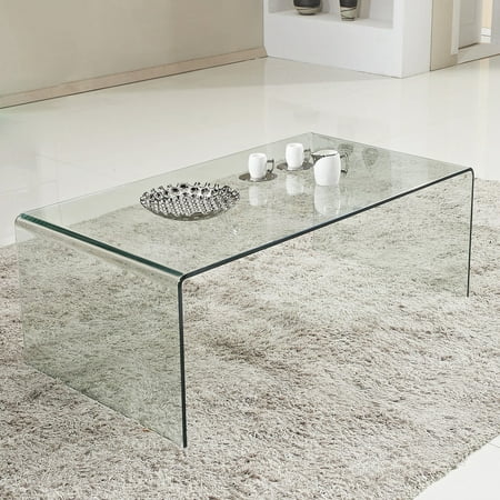 - Costway Tempered Glass Coffee Table Accent Cocktail Side Table Living Room Furniture