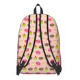 thumbnail image 4 of Funny Vintage Donut Lover School Backpack, Sweet Donut and Coffee Pattern Large Capacity Travel Bag Comfortable Carrying, 4 of 5
