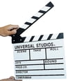 thumbnail image 1 of Claqueta de madera para cine, director de video, película, acción, escena, pizarra, claqueta, color blanco Speravity DZ54559-02, 1 of 2