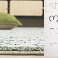 thumbnail image 5 of Safavieh Revive Luanne Abstract Polyester Area Rug, Sage/Ivory, 6'7" x 6'7" Square, 5 of 11