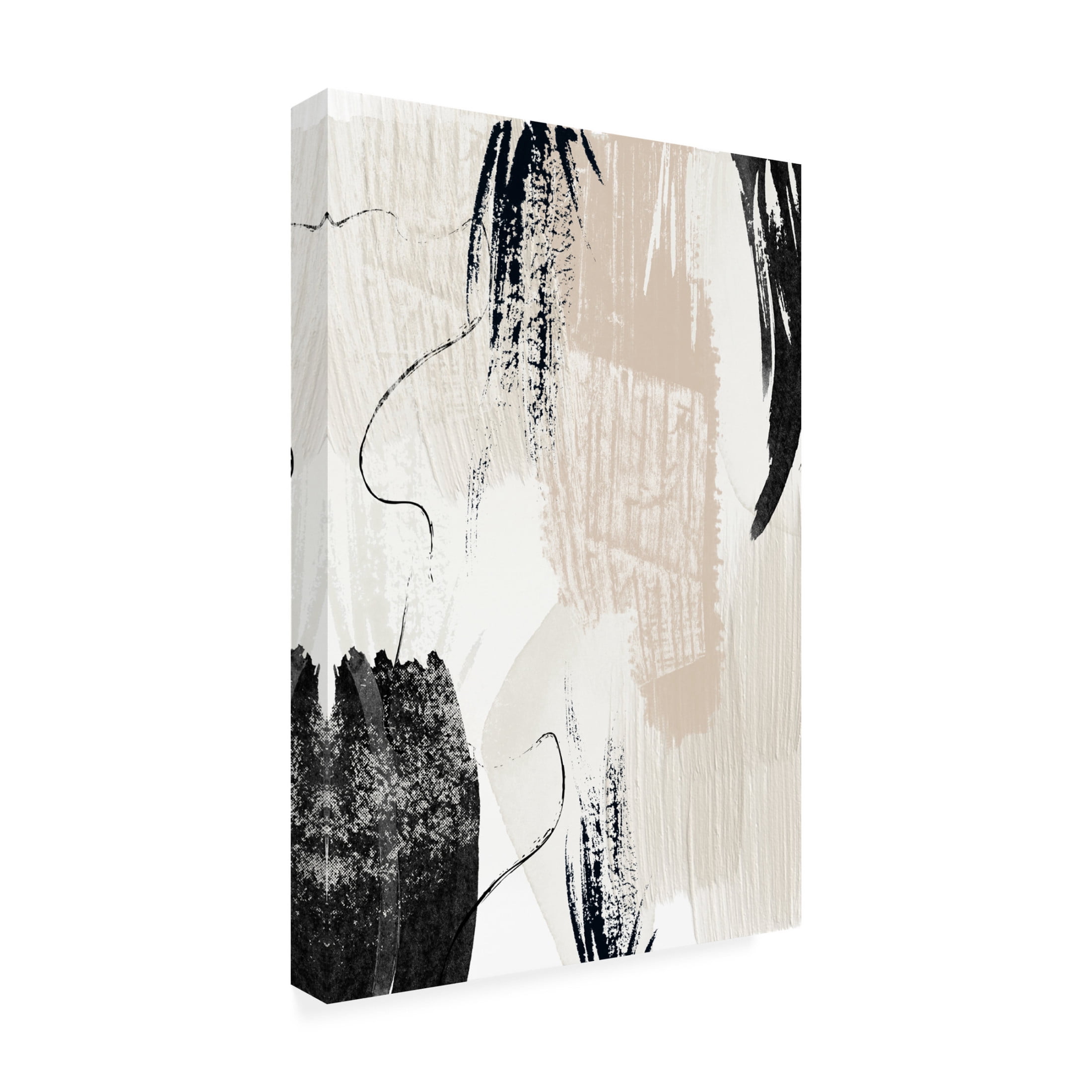 Trademark Fine Art Sally Ann Moss Brush strokes 3 Canvas Wall Art