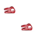 thumbnail image 2 of Wosthever Vástago de bicicleta de montaña de 31,8mm, extensor de manillar de bicicleta ajustable de aleación de aluminio, adaptador de Rojo 2piezas, 2 of 6