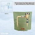thumbnail image 3 of Redford Supply Backflow Valve Cover Insulated - Water Well Pump Covers, Well Head Cover, Sprinkler Valve Cover, Backflow Preventer Cover Insulated, Sprinkler Covers for Outside, 3 of 7