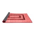 thumbnail image 2 of Ahgly Company Indoor Round Abstract Red Contemporary Area Rugs, 8' Round, 2 of 4