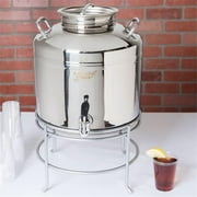 Cal Mil 3497-3-55 3 gal Stainless Beverage Dispenser - Silver