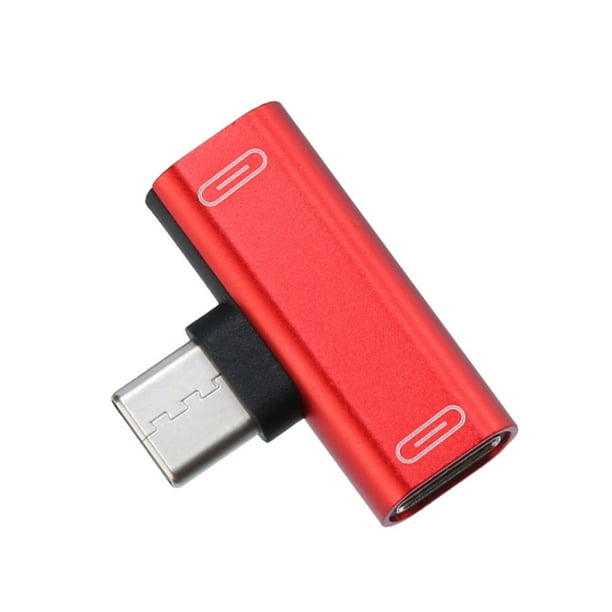 onlyliua Oferta Por Tiempo Limitado Cable de Audio Usb C Cargador 2 En 1 Adaptador Auriculares Auxiliares Tipo C a Tipo C
