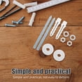 thumbnail image 3 of 1 Set Wash Basin Mounting Set High-Strength Screws Secure And Stable Installation For Wall-Mounted Sinks Easy And Quick Installation Screws, 3 of 8