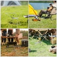 thumbnail image 4 of Luxshiny Folding Ice Box Holder Camping Case Stand Stainless Steel 1Set For Camping Trips, 4 of 8