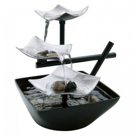 HoMedics EnviraScape Silver Springs Relaxation Fountain, (Best Indoor Tabletop Fountain)