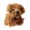 Khaki-KH, variant on Simulation Dog Plush Toy Poodle Stuffed Doll Keychain Ring Pendant Soft Cute Decoration Christmas Gift for Age 3 to Adult 4.72in