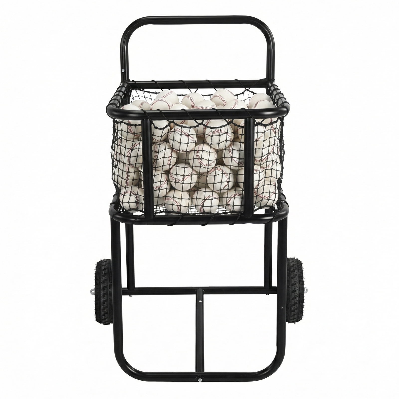 Btidfty Portable Tennis Ball Hopper with Wheels Holds Hundreds of Balls Tennis Ball Carry Cart Suitable for Softball Pickleball & Baseball