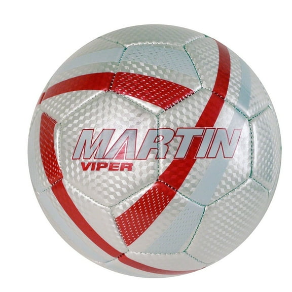 Martin Sports Viper Soccer Balls - Machine Stitch, Butyl Bladder - Sizes 3, 4, 5