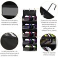 thumbnail image 4 of Organizador de Sombreros de 5 Niveles, Soporte Colgante para Gorras con 3 Ganchos, Organizador de Gorra de Béisbol, Tejido Oxford, 4 of 4