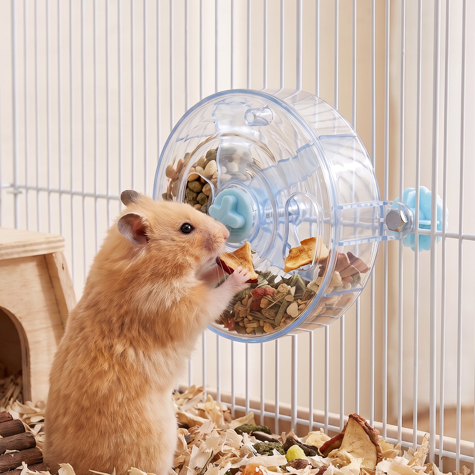 Rotating Rat Foraging Toy Interactive Slow Feeder for Hamster Small Pets