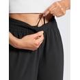 thumbnail image 5 of CRZ YOGA Lightweight Drapey Tapered Ankle Pants for Women 27" Casual Travel Work with Pockets Summer, 5 of 7