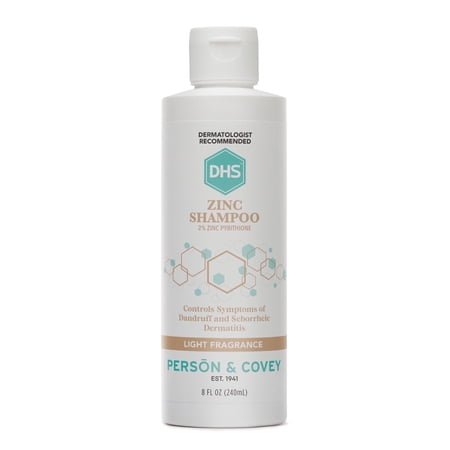 DHS Pyrithione Zinc Gentle Anti Dandruff Shampoo - 8 Oz - 2 Pack