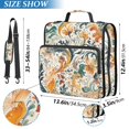thumbnail image 2 of FORMRS Zipper Binder with Shoulder Strap 2-inch Ring 500 Sheet Capacity File Bag, Whimsical Leaves, 2 of 5