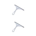 thumbnail image 4 of Moyic Cepillo de limpieza Escobilla de ducha cómoda Agujero colgante Limpiador de ventanas Paredes de baño Espejo Parabrisas para el hogar Azul 2piezas, 4 of 6