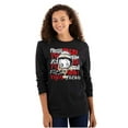thumbnail image 3 of Betty Boop Cartoon Fresher then Fresh Women's Long Sleeve T Shirt Brisco Brands S, 3 of 6