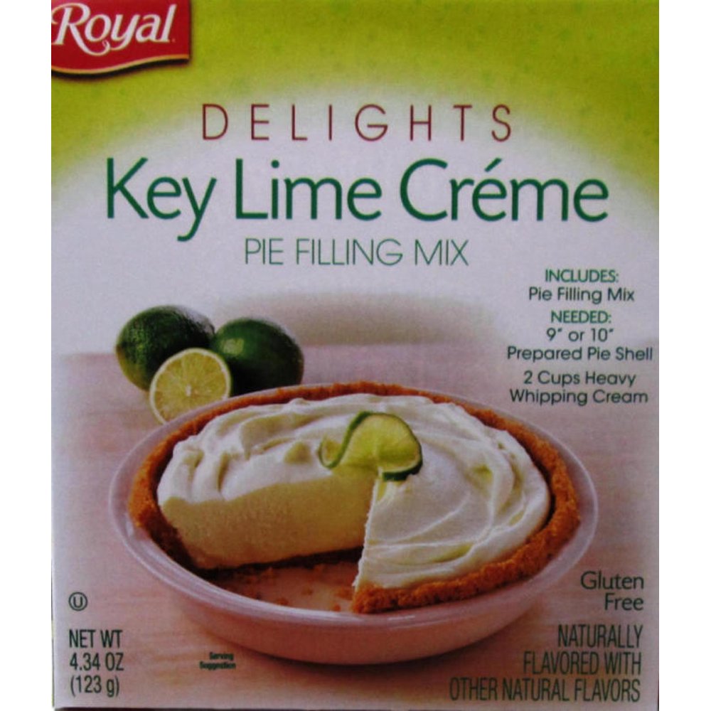 ROYAL DELIGHTS PIE FILLING MIX KEY LIME CREME