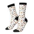 thumbnail image 1 of Lukts Horses Pattern Womens Crew Soft Moisture-wicking Socks,Moisture Control Crew Socks,Mid Calf Socks, 1 of 6