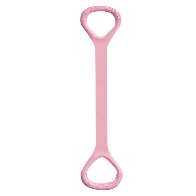 B-280 Pink Elastic Pull Rope For Shoulder Neck Stretching With High Tensile Strength And Portable Use #N4324