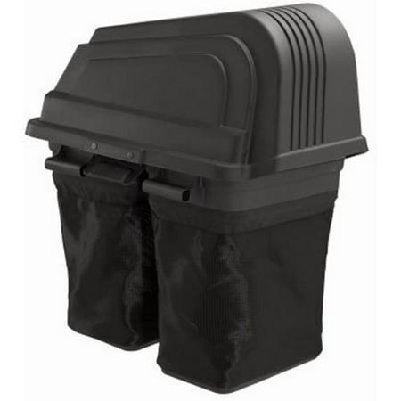 Soft-Sided 2 Bin Grass Bagger Item #960730024 , Fits all Poulan Pro 46-inch Riding Lawn (Best Riding Mower For Acreage)