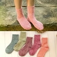 thumbnail image 4 of 10pairs of women's traditional pattern autumn and winter socks - knitted mid-calf thickening design, colorful, comfortable and fashionable, 4 of 10
