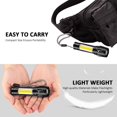 thumbnail image 4 of 2 linternas recargables USB de 3 modos, linterna portátil LED brillante con luz lateral COB para camping, senderismo, emergencia y uso diario. TUNC Sencillez, 4 of 5