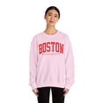 thumbnail image 4 of Boston Massachusetts Sweatshirt Gifts Crew Neck Shirt Long Sleeve Unisex, 4 of 7