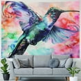 thumbnail image 4 of Orinice Hummingbird Sky Wings Tapestry Wall Hanging Unique Style Graphic Tapestries Home Wall Decor Art for Living Room Bedroom Apartment Farmhouse Dorm 40x60inch, 4 of 6