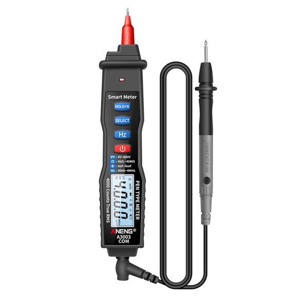 Multimètre Numérique A3003 Type Stylo 4000 Comptes avec Sans Contact Tension AC/DC Résistance Courant Outil Hz Tester, Haute Efficacité