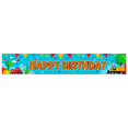 thumbnail image 2 of Colorful and Fun Birthday Banner with Fire Truck and Excavator Elements Happy Birthday Party Decoration Background Backdrop Party Supplies Photography Props for Kids Birthday Celebrations, 2 of 8
