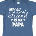 thumbnail image 4 of Inktastic My Best Friend is My Papa with Hearts Boys or Girls Baby Bodysuit, 4 of 5