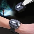 thumbnail image 2 of Hloma Tactical R2 Rechargeable LED Flashlight Waterproof Wrist Watch Lamp Outdoor, 2 of 8