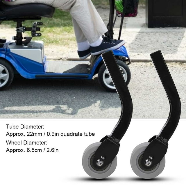 Rueda Trasera, Práctica Rueda Trasera De Scooter De Movilidad ABS + Metal Que Ahorra Espacio, Scooter Duradero Para Scooter De Movilidad