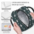 thumbnail image 5 of Haiem Turtle Chrysanthemum Printed Lunch Bag Women, Lunch Box Lunch Bag for Women, Small Leakproof Cute Lunch Tote Large Capacity Reusable Insulated Cooler Lunch Container, 5 of 6