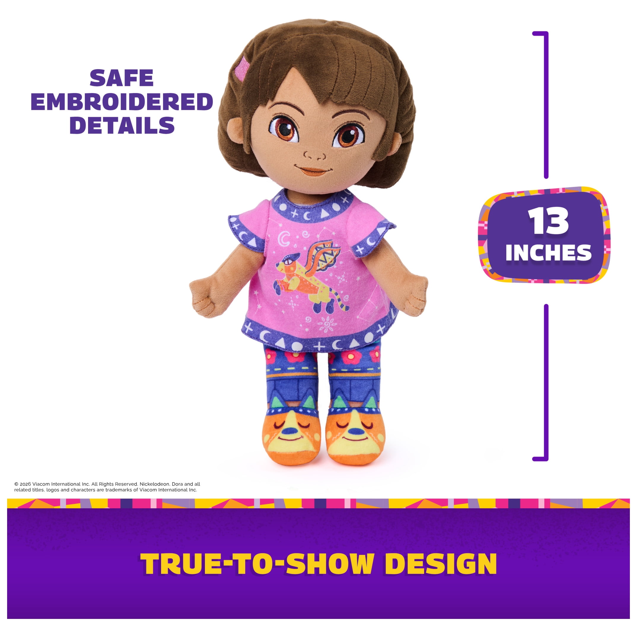 Dora the Explorer, Official Bedtime Dora Glow-in-the-Dark Plush