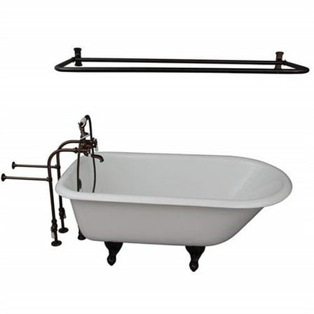 BarclayTub Kit 67" CI Roll Top, Shwr