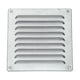 thumbnail image 1 of Cubierta de ventilación de aluminio Uxcell, rejilla de ventilación HVAC con lamas para cocina, chimenea y hogar, color plateado, 8x8 pulgadas, 1 of 7