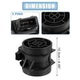 thumbnail image 3 of Sensor de Flujo de Aire MASA Unique Bargains 1432356 Reemplazo para BMW Serie 3 E46 E39 E38 Z3, 3 of 7