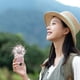 thumbnail image 1 of Handheld Fan Rechargeable With 3 Speed Adjustable Low Noise Cools Hand Helds Fan-Personals Mini Fan With Carabiner For Outdoor Travelling Indoor Office Home, 1 of 7