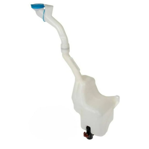 KarParts360 For Honda Civic 2006 07 08 09 10 2011 Windshield Washer Fluid Reservoir | Front | Plastic Material | Black And White Color | With Cap | Replacement For 76841SNA003, 76802SJD003